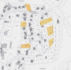 Lageplan Neubaugebiet